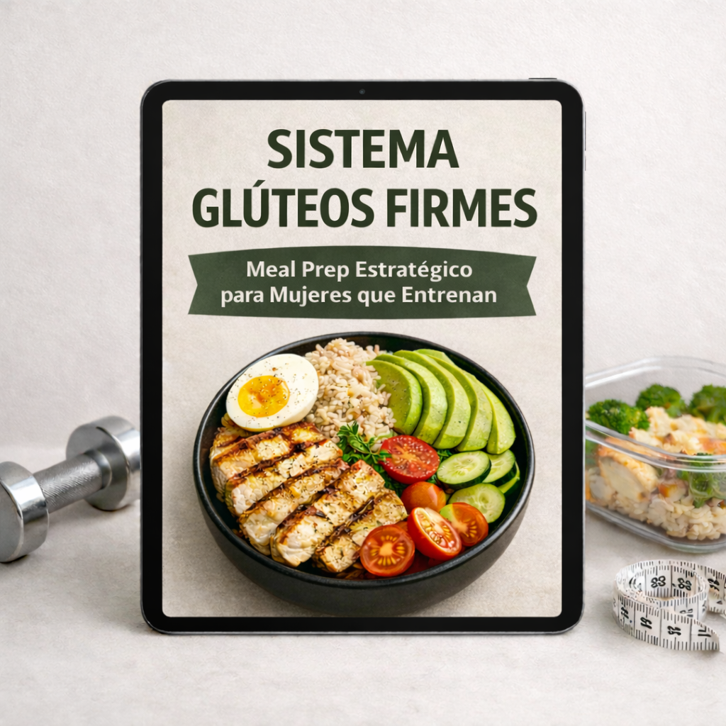 Libro Digital "Sistema Glúteos Firmes - Meal Prep Estratégico" + 16 Bonus Gratis